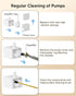 Set, 10 2 3L/101oz subteenmate Wireless Cat Water Fountain Filters Filters & Pre-Filter Sponges for Automatic Water Pet