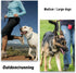 Leather Dog Leash 4ft x 3/4 inch, Heavy Duty Braided Genuine Leather Leash, Soft Comfortable for Large Medium Small Dogs