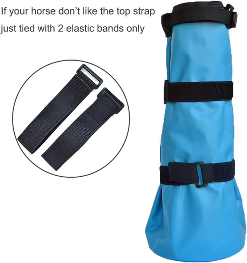 yeezo A Pair Hoof Soaker Boot Equine Soaking Boot Horse Soak Bag Draft Soaker Sack Horse Foot Wrapped Hooves Care Bags