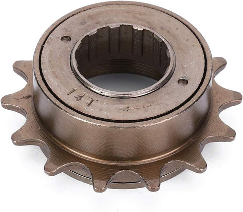 Single Speed Freewheel - 14T Metal Bike Flywheel Sprocket for Mountain Road Folding Bikes