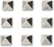 Pyramid Studs Snowboard Stomp Pad