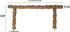 Large Bird Perch Stand, Natural Pepper Wood Bird Parrot Stand Branch, Birdcage Accessories for Parrots and Budgies