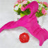 Pet Clothing Hanger, 10PCS Plastic Anti-Skid Rack for Small Animals (Pink, S)