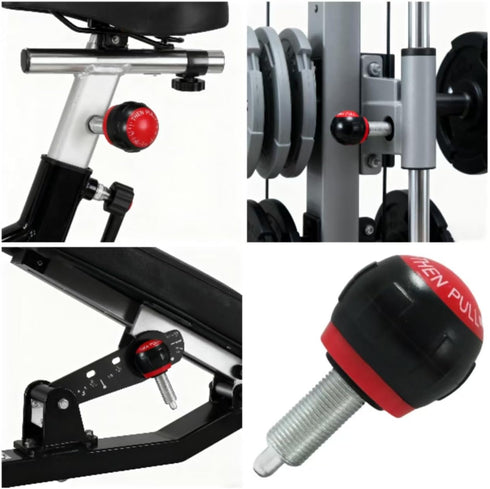 Caoncctg M16 Exercise Bike Spring Knob - Pull Pin Replacement for Exercise Bike Parts, Universal Spring Knob