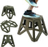 HOME ARCHIVE Folding Step Stool, Portable Camping Chair, Nonslip Platform, Lightweight Plastic