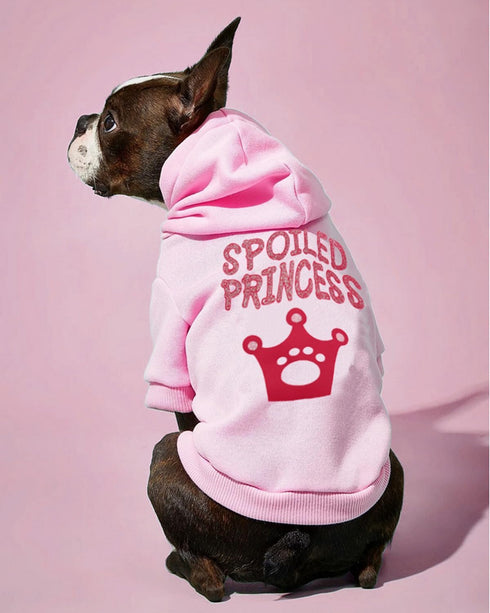 DroolingDog Princess Hoodie - Small Dog Girl Clothes, Girls Dog Clothes