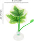 Betta Fish Leaf Bed Simulation Hammock, Natural Habitat Suction Cup Leaf Pad for Fishtank Spawning Grounds