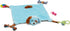 Puppy Play Mat with Toys for Small Breeds, Blue 23”x20” Interactive Sleeping Pad