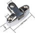 MX Bimini Top Deck Hinge Swivel Mount, Stainless Bimini Side Mount Quick Release Marine Grade