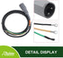 Roykaw Club Car 48V Charger Plug Cord - 3 Pin Round Plug for 1995-2014 DS & Precedent Golf Cart Models