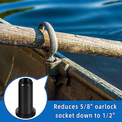 Oar Lock Socket Insert 4 Pack - Oarlock Socket Bushing for Boat Hardware & Kayak Paddle Accessories