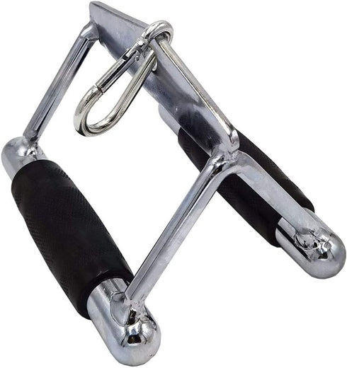 LAT Pull Down Bar, Deluxe Strength Training Single Double D Handle Tricep Rope, V-Shaped Rotating Straight Press Down