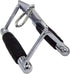 LAT Pull Down Bar, Deluxe Strength Training Single Double D Handle Tricep Rope, V-Shaped Rotating Straight Press Down