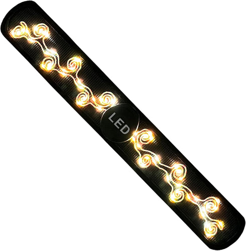 Luwint Glow in The Dark LED Light Up Armband - Safety Wristband for Night Walking, Running (1 Piece, 3 Modes)