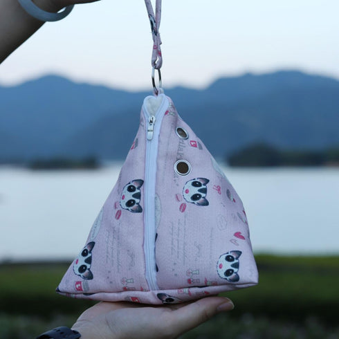 Copfeu Handmade Sugar Glider Bonding Pouch Hamster Carrier Bag Small Animal Portable Travel Bag Breathable Vent