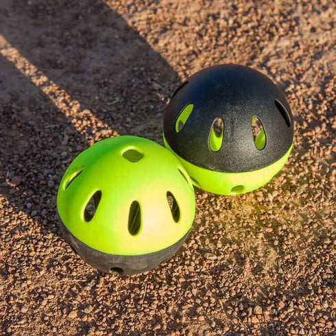QUICKPLAY Baseball & Softball Indestructiballs, Heavy-Duty Training Balls, Long Lasting Limited Flight High Impact