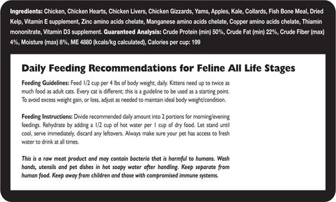 Fresh Is Best Tasty Trimmings Freeze Dried Raw Meal Topper for Dogs & Cats, Just Chicken, 6 Ounces