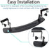 HKOO Universal Golf Cart Mirror Kit - Rear View Mirror, Wide Rear View Convex and Folding Side View Mirrors for Club