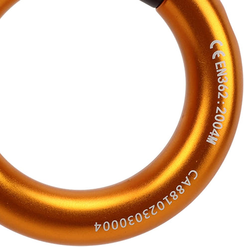 Rappel Ring, Rock Climbing O Ring, Safe to Use, Abrasion Resistance for Mountaineering