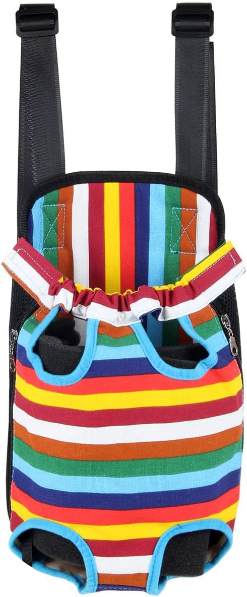 Dog Carrier Backpack, Legs Out Front Pet Carrier for Small Puppy Cat with Adjustable Shoulder Strap for Traveling,