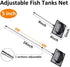 Aquarium Fish Net, 5 Inch Fine Mesh with Extendable 9-24 inch Long Handle