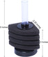 AQUANEAT Sponge Filter,Aquarium Sponge Filter for Fry Betta Shrimp Nano Fish Tank with Accessories (for 5-10Gal)