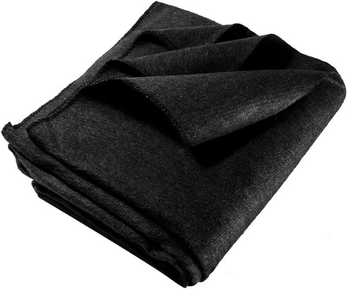 SE Black 64" x 84" 4-lb. Warm Blanket with 80% Wool -