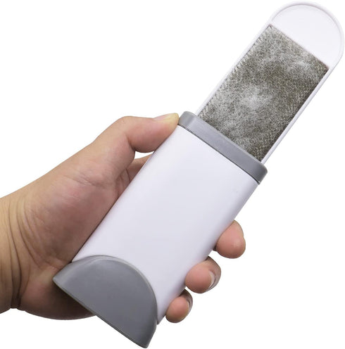 Pet Hair Remover Brush for Dogs, Cats & Puppies - Lint Remover Brush for Clothes, Small Size (Gray)
