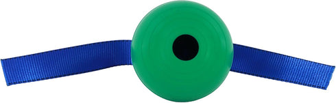 PetKORE 4.75", : KoreFlex Ball & Tail - Green, Dog Toy, Shape Maintaining Rubber, Durable Strap, Treat Stuffing Center