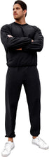 Sauna Suit for Men, 2 Piece Set Weight Loss Sweatshirts Pant Gym Workout Boxing Clothes