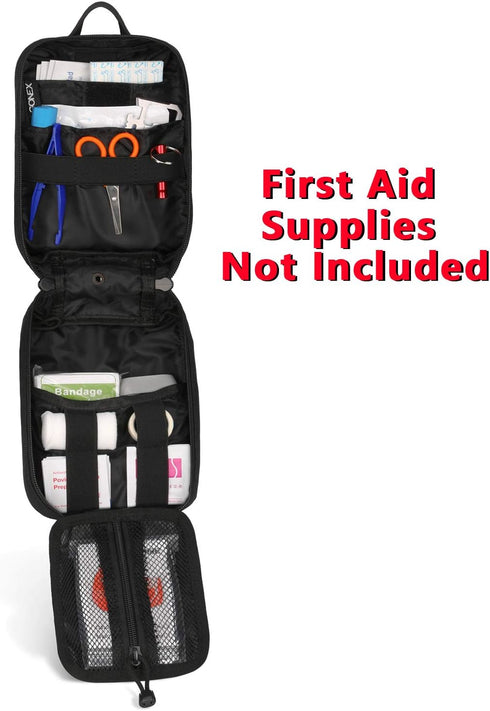 Gonex MOLLE Medical Pouch, EMT First Aid Pouch, Rip-Away IFAK Tactical Utility Pouch for Outdoor Activities (Bag Only)