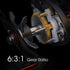 Lixada Fishing Reels Baitcaster Reel with Magnetic Braking System, Strong Corrosion Resistance Metal Saltwater