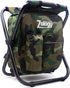 Folding Camping Chair Stool Backpack with Cooler Insulated Picnic Bag for Outdoor Fishing and Hunting
