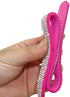 Rhinestone Dog Collar, Soft Comfortable Adjustable Suede Leather Collar with Crystal Diamond for Small Medium Large