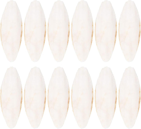 12pcs Bird Cuttlebone Chew Toy, Cuttlefish Bones for Parrot Cage Toys, 10cm Bird Bite Toy