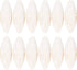12pcs Bird Cuttlebone Chew Toy, Cuttlefish Bones for Parrot Cage Toys, 10cm Bird Bite Toy