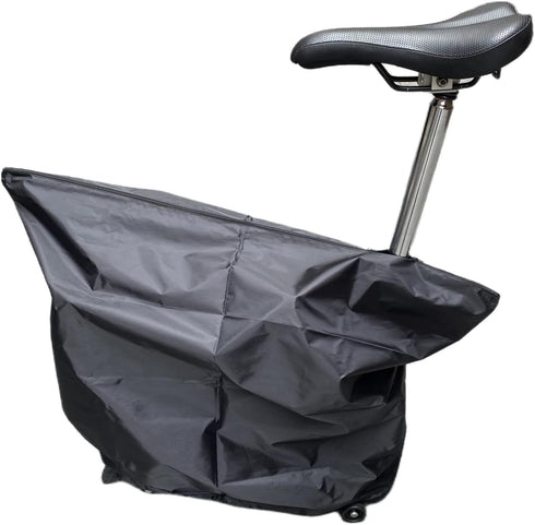 Folding Bike Carry Bag, Waterproof Travel Storage Zipper Bag for Brompton Bike Transport on Airplane, Train