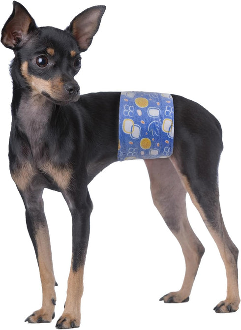 20pcs Pet Soft Male Dog Diapers - Disposable Male Dog Wraps with Wetness Indicator, Puppy Diapers for Pets Excitable