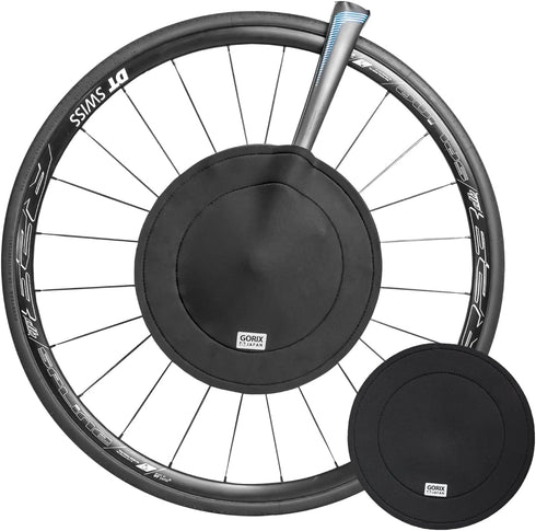 GORIX Bike Disc Brake Cover Set of 2, Rotor Cover Guard for Transport Storage Luggage Road MTB (GX-DBCOVER)