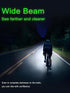 TOWILD Bike Lights for Night Riding, Waterproof Bike Front Light, Rechargeable Battery, Compatible with Garmin/GoPro