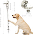 Attkryy Adjustable Dog Potty Training Door Bells, Twisted Rope Puppy Bell Ring for Going Outside, Loud Metal Bells