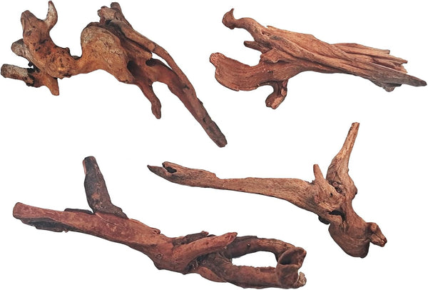 FUNOJOY Natural Driftwood Decor for Aquarium Decorations, Assorted Wood Branches for Reptile Fish Tank