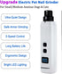 2 2 30dB Electric Dog Nail Grinder with Level LED Lights, Speed Super Quiet and Low Vibration Turbo Charge Pet Nail