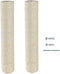 2-Pack 15" L, Ø 2.75" Cat Tree Replacement Post with M8 Bolt, DIY Scratching Post Replacement