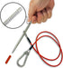 Fish Stringer for Spearfishing - Coated Stainless Steel Cable with Heavy Duty Carabiner