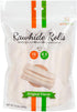 MON2SUN Dog Rawhide Rolls Twist Sticks, 6.5 Inch Natural Flavor Chews, 18 Count for Puppies and Small Dogs