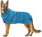 Tuff Pupper Fast Drying Dog Bath Robe | 800 gsm Plush Dog Towel Bathrobe | Super Absorbent Pet Bathrobe | Adjustable