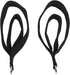 Pilates Straps Pack of 2, Anti-Slip Double Loop D Ring Straps for Home Gym Workout Yoga Exercise Accessories