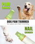 Dog Grooming Clippers Kit with Stainless Steel Scissors and Comb, Low Noise Electric Clippers for Dogs Cats