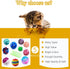30 Pack LASOCUHOO Cat Toys Kitten Assortment - Rainbow, Crinkle, Sparkle, Bell & Sisal Balls for All Cats